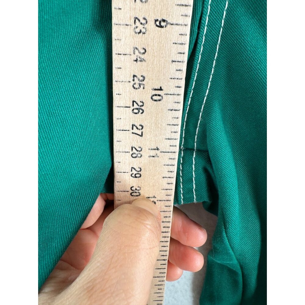 True Religion Military Single‎ needle Cargo Pants Aventurine baggy Green sz 29 - Picture 6 of 10